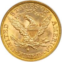 1887-S $5 Liberty. PCGS MS63 - 2