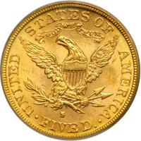 1893-S $5 Liberty. PCGS MS63 - 2