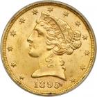 1895 $5 Liberty. ANACS MS64