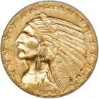 1909-D $5 Indian. ANACS MS62