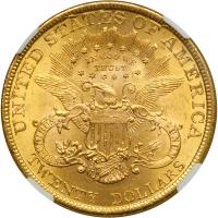 1898 $20 Liberty. NGC MS63 - 2