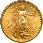 1915-S $20 St. Gaudens. NGC MS65