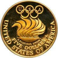 1988-W Seoul Olympiad $5 Gold. PCGS PF67 - 2