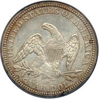 1841-O Liberty Seated Quarter Dollar. PCGS MS63 - 2