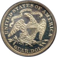 1885 Liberty Seated Quarter Dollar. PCGS PF65 - 2