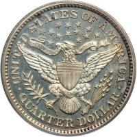 1894 Barber Quarter Dollar. PCGS PF64 - 2