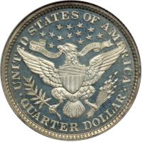 1896 Barber Quarter Dollar. NGC PF66 - 2