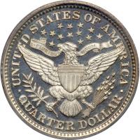 1896 Barber Quarter Dollar. PCGS PF64 - 2