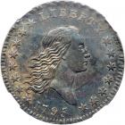 WITHDRAWN - 1795 Flowing Hair Half Dollar. NGC AU58