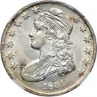 1834 Capped Bust Half Dollar. NGC AU55