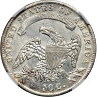 1834 Capped Bust Half Dollar. NGC AU55 - 2