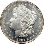 1921 Morgan Dollar. NGC MS65