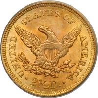 1853 $2.50 Liberty. PCGS MS64 - 2