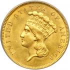 1860 $3 Gold. PCGS MS62