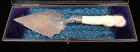 Early 20th Century British Sterling Silver and Ivory Cake Server