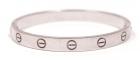 Cartier 18K White Gold Love Bracelet