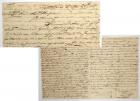 1818 Letter Regarding Insurance For Slaves