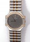 Lady's Jean Lassale Diamond, 18K Yellow Gold & Stainless Steel Wristwatch