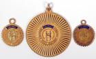 Collection of 3 14K Yellow Gold Honorable Order of Kentucky Colonels