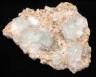 Showy Beryl, var. Goshenite on Muscovite