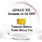 Apollo 12, 1969, FLOWN Gold Foil