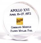 Apollo 16 1972, FLOWN Gold Foil