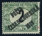 Czechoslovakia 1919, 2f green and black Hungarian Postage Due. F-VF