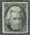 1875 Re-issue of 1861-67 issue, 2¢ black