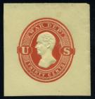 War Dept., 1875, 30¢ red and 30¢ red on amber. XF-Sup