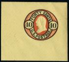 U.S. Envelope, 1861, 12¢-40¢ bicolors. XF-Sup