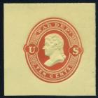 War Dept., 1875, 10¢ red on amber. XF-Sup