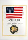 Apollo 13, 1970, FLOWN United States Flag