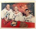 Apollo 13, 1970, James Lovell, Ken Mattingly and Fred Haise Vintage Autographs