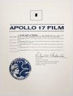 Apollo 17, 1972, FLOWN Lunar Surface Film