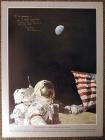 Apollo 17, 1972, "Too Beautiful to have Happened by Accident" Lithograph by Alan Bean