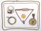 Collection of Yellow Gold & Yellow Metal Items