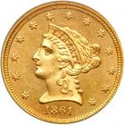 1861 $2.50 Liberty. PCGS MS63