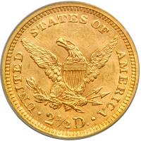 1861 $2.50 Liberty. PCGS MS63 - 2
