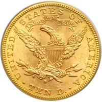 1886-S $10 Liberty. PCGS MS62 - 2