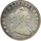 1801 Draped Bust Half Dollar. ANACS F12