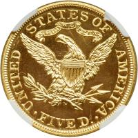 1907 $5 Liberty. NGC PF66 - 2