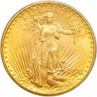 1908 $20 St. Gaudens. No Motto. PCGS MS69