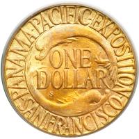 1915-S Panama-Pacific Gold Dollar. PCGS MS66 - 2