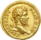 Septimius Severus, AD 193-211. Gold Aureus (7.32 g) minted at Rome, AD 200-201. EF