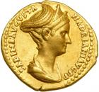 Sabina, wife of Hadrian, AD 117-138. Gold Aureus (7.16 g) minted at Rome, c. AD 128-137