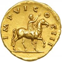 Marcus Aurelius, AD 161-180. Gold Aureus (7.30 g) minted at Rome, December AD 172-December AD 173 - 2