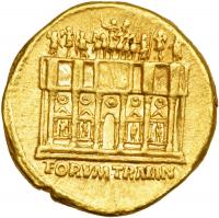 Trajan, AD 98-117. Gold Aureus (7.26 g) minted at Rome, AD 112-114 - 2