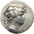 Kingdom of Baktria. Demetrios I, c. 200-185 BC. AR Tetradrachm (16.85 g). VF-EF