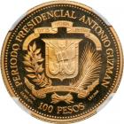 Dominican Republic. 100 Pesos, 1979. NGC PF69