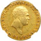 Poland. 50 Zlotych, 1817-IB. NGC EF45
